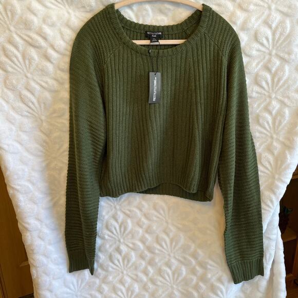 PRETTYLITTLETHING Sweaters - Pretty little thing olive green knit sweater new with tags plus size 2XL XXL